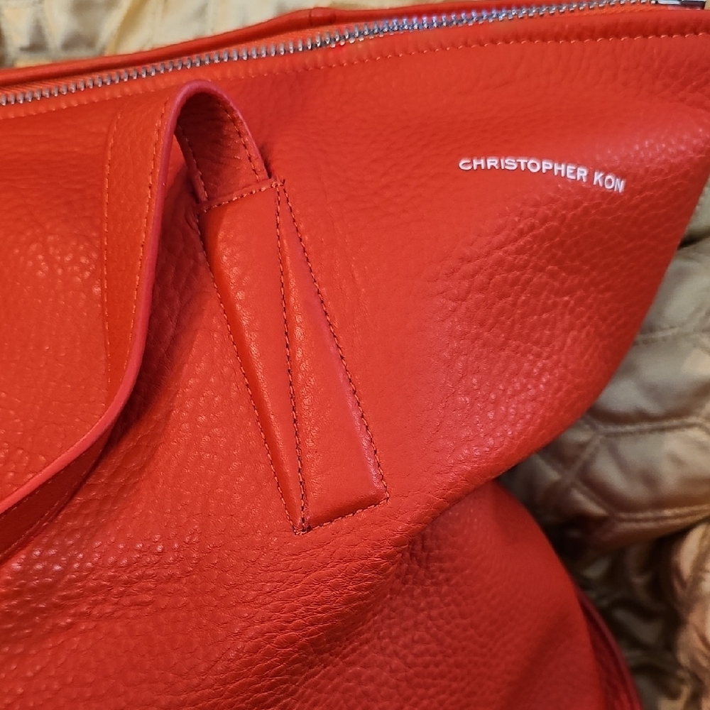 Christopher Kon Red Leather Women's Bag